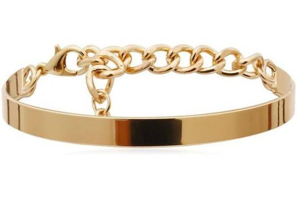 Curb Cuban Chain Bracelets Set for Women, 4 Pcs - Image 5