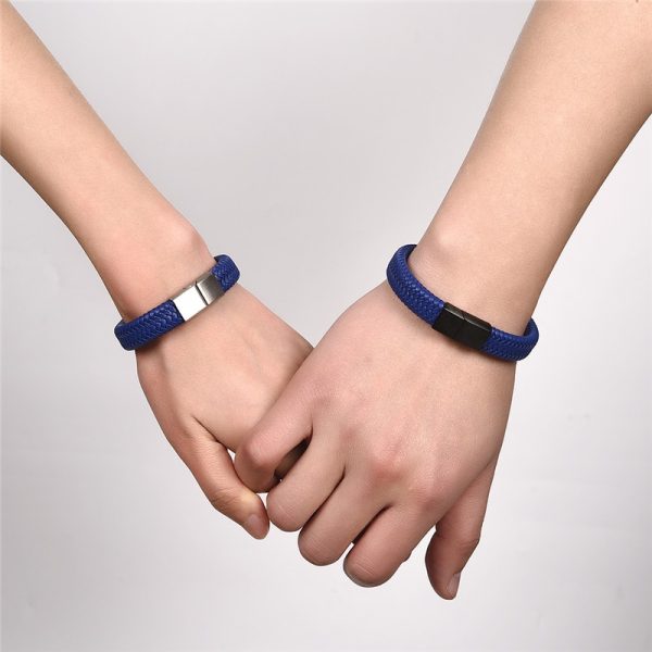 Men's Simple Leather Bracelet - Image 7