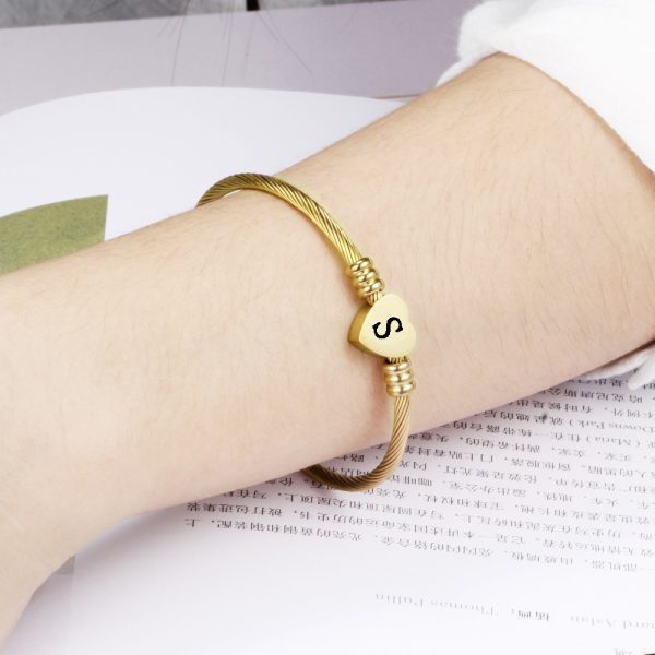 Women's Initial Charm Bracelet - Image 2