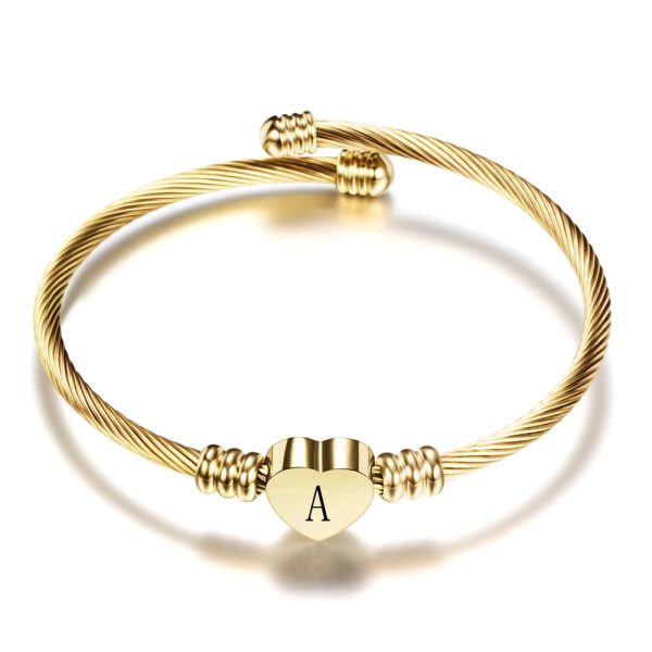 Women's Initial Charm Bracelet - Image 3